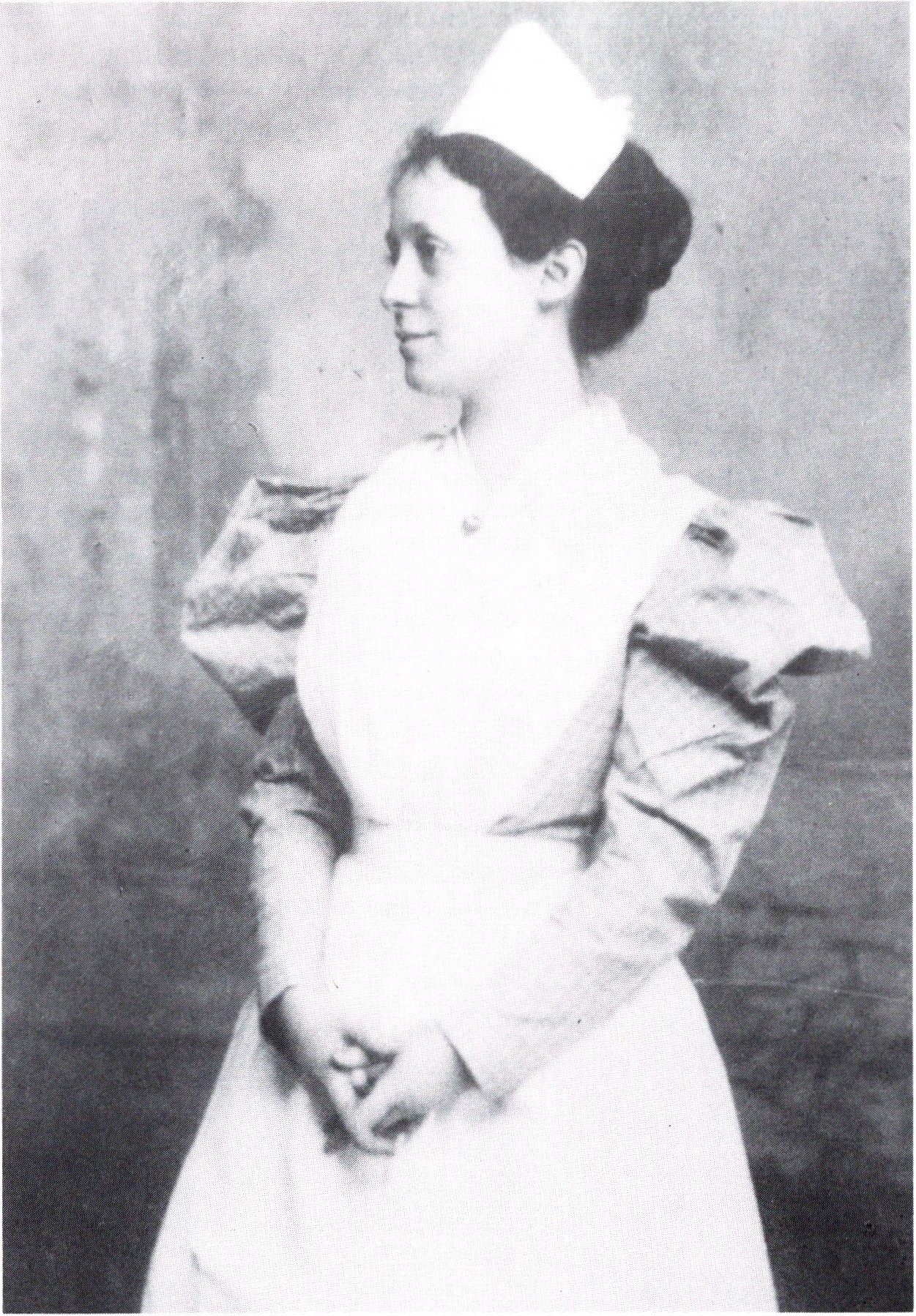 Louis Powell as a young nurse