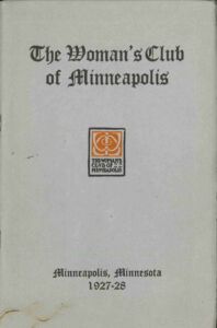 Women's Club of Minneapolis Yearbook